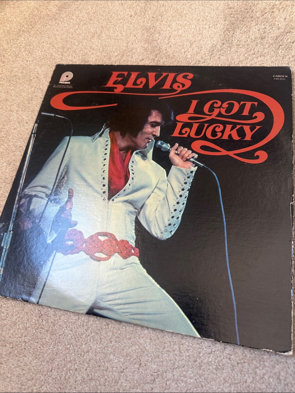 Elvis "I Got Lucky" Vinyl Album